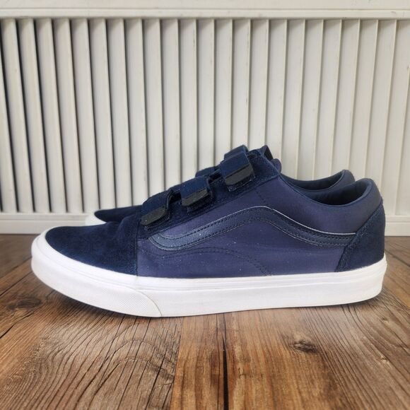 Vans Prison Issue Old Skool Mens Sz 12 Navy Blue Triple Strap Low Sneakers Shoes main image 4
